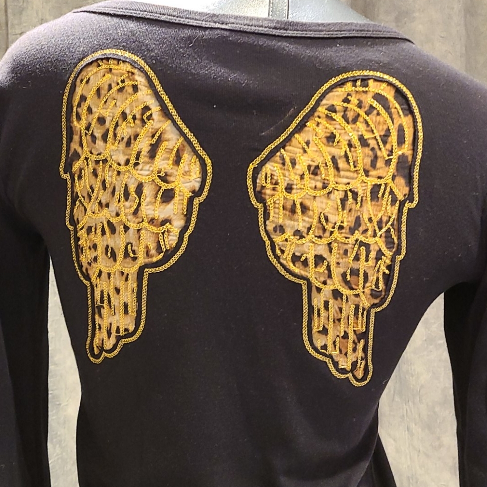 Moschino jeans couture printed top US 6 - Picture 5 of 13